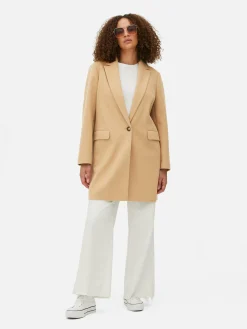 Abrigo Clásico De Botonadura Simple