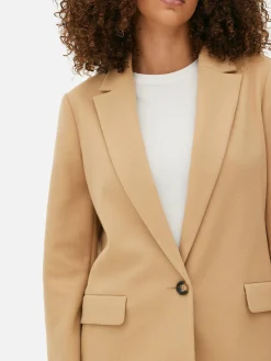 Abrigo Clásico De Botonadura Simple