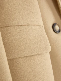 Abrigo Clásico De Botonadura Simple