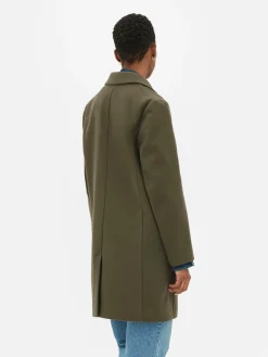 Abrigo Clásico De Botonadura Simple