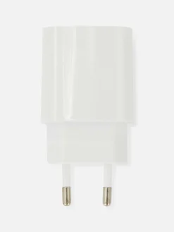 Adaptador De Viaje De Doble Clavija