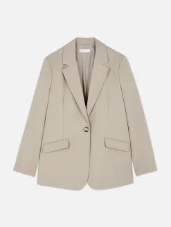 Americana Combinable Con Botonadura Sencilla