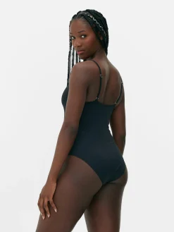 Bañador Básico De Escote Amplio