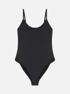 Bañador Básico De Escote Amplio