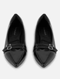 Bailarinas De Charol Con Puntera Afilada