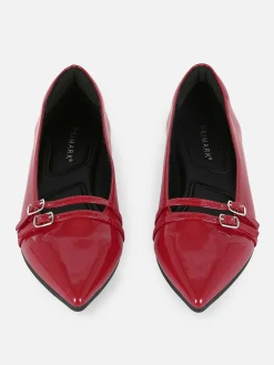 Bailarinas De Charol Con Puntera Afilada