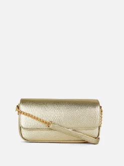 Bandolera Con Efecto Piel De Serpiente