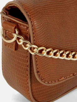 Bandolera Con Efecto Piel De Serpiente