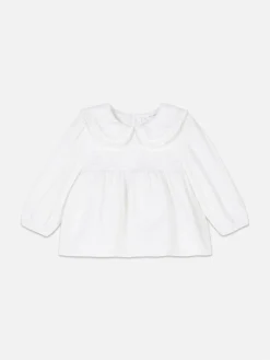 Blusa Con Cuello Fruncido