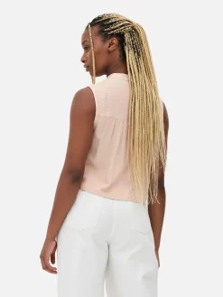 Blusa Con Flores Estilo Campiña