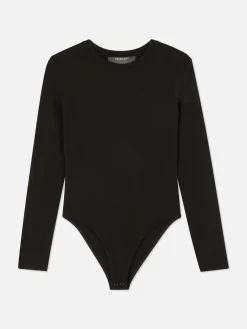 Bodi De Canalé De Manga Larga