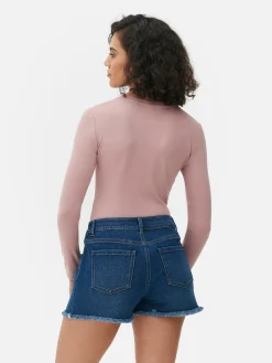 Body Acanalado De Tacto Suave