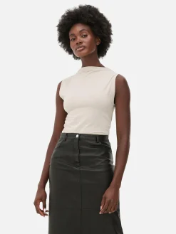 Body De Cuello Alto Sin Mangas