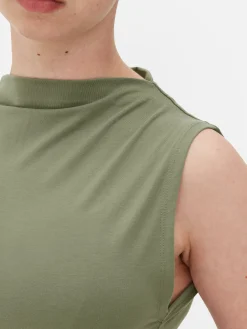 Body De Cuello Alto Sin Mangas