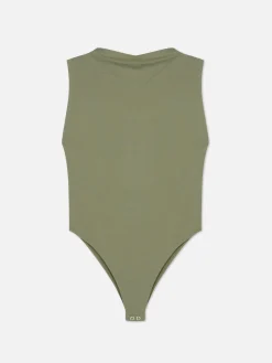 Body De Cuello Alto Sin Mangas