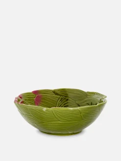 Bol Grande Con Textura En Forma De Alcachofa