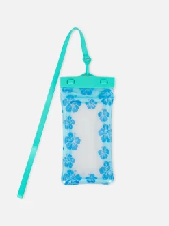 Bolso Para El Teléfono Impermeable Con Flores