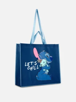 Bolso Shopper Extragrande De Stitch De Disney