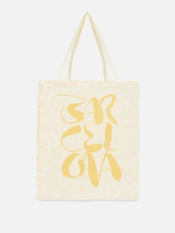 Bolso Tote De Lona Urbano