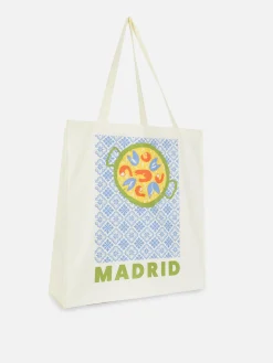 Bolso Tote De Lona Urbano