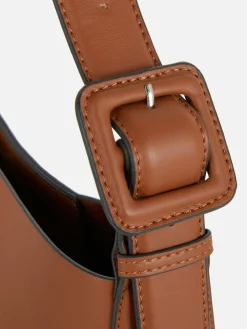 Bolso Tote Tipo Bombonera De Piel Sintética