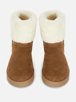 Botas Con Forro De Pelo Sintético