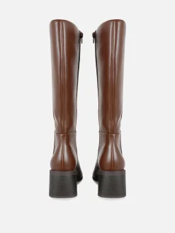 Botas De Tacón Hasta La Rodilla