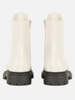 Botas Moteras Con Cordones