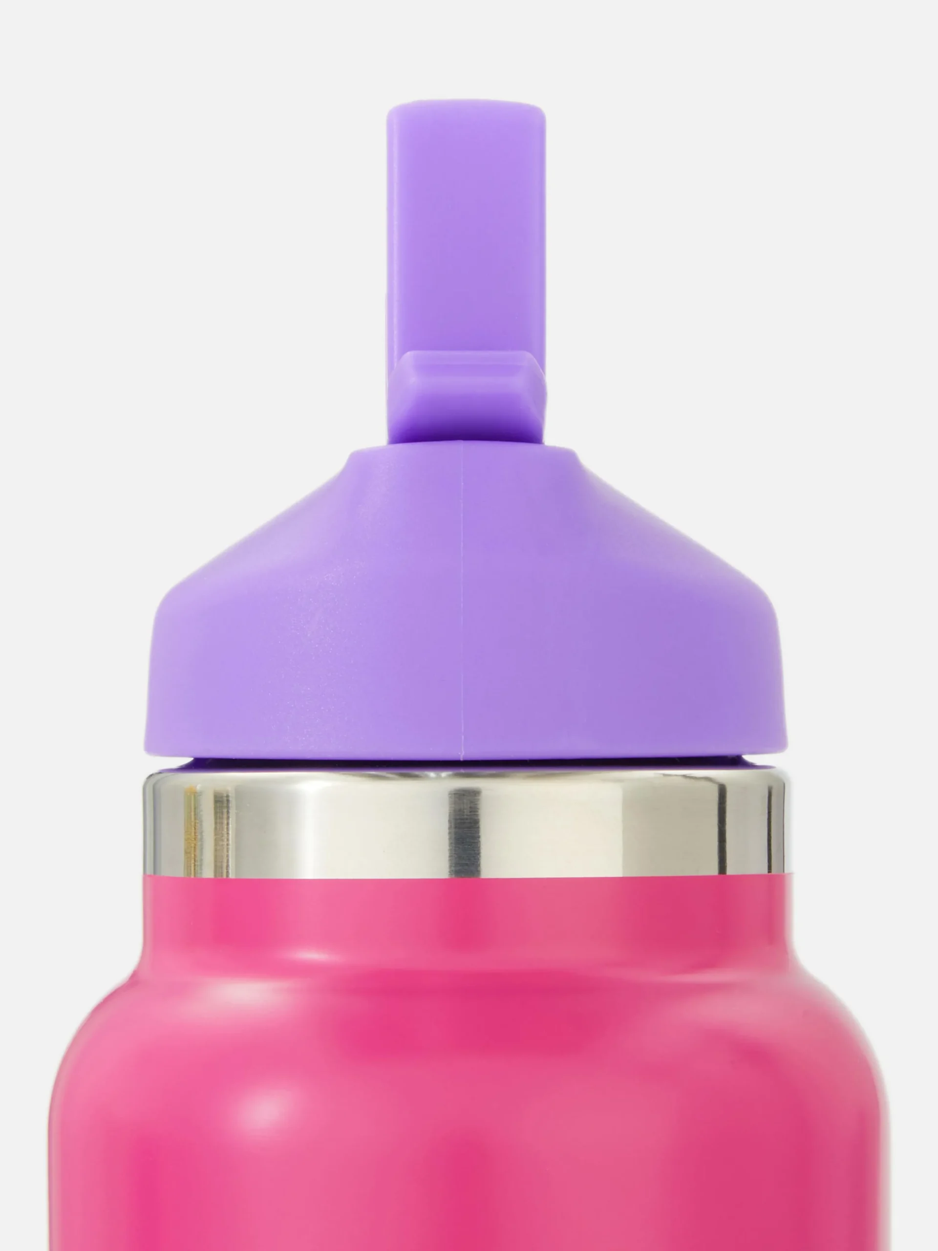 Botella De Agua Lisa Con Pajita Incorporada