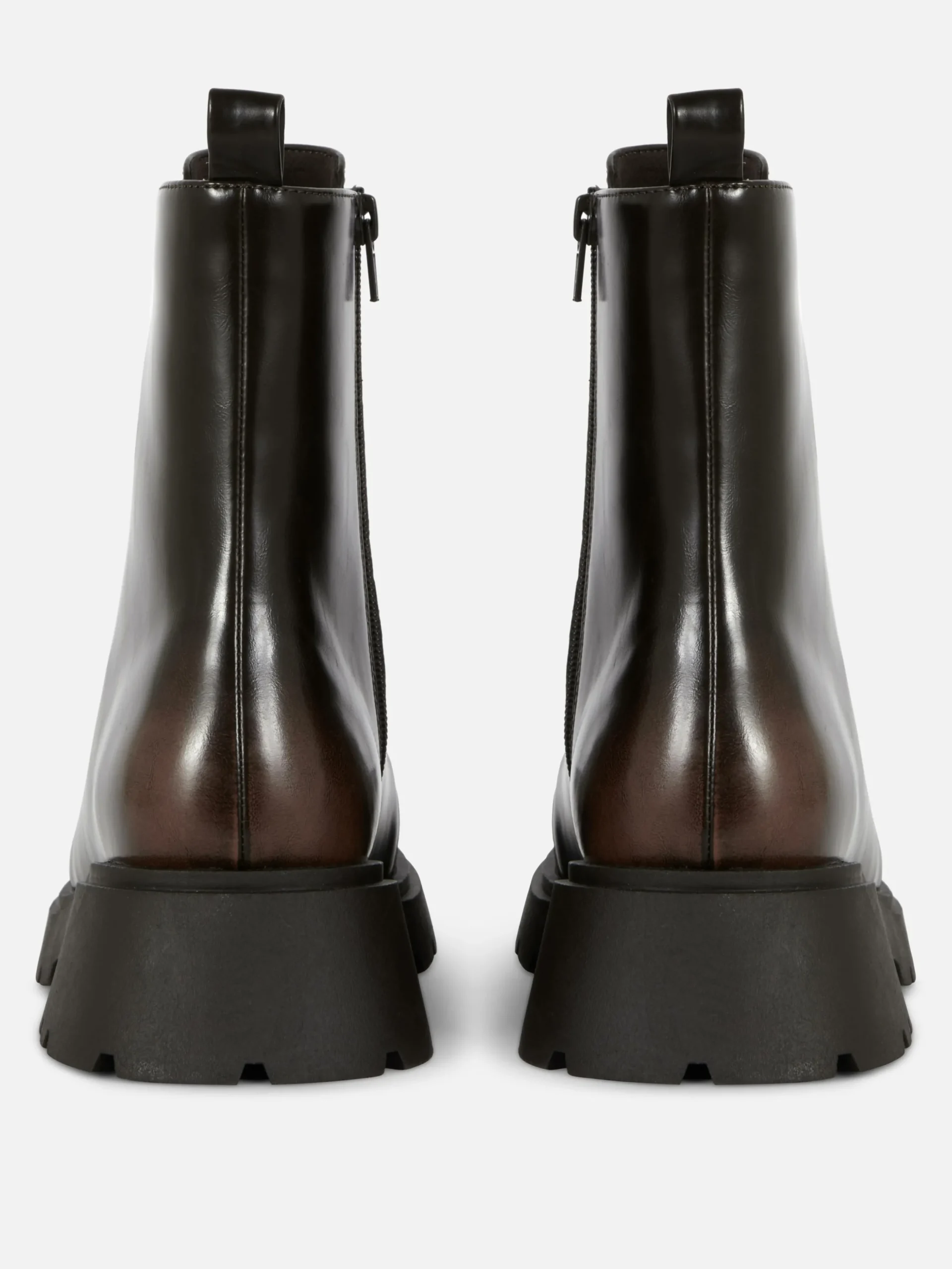 Botines Ribeteados Con Cordones