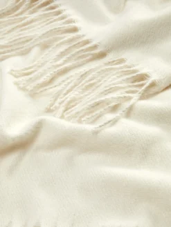 Bufanda Básica Con Borlas En Los Bordes