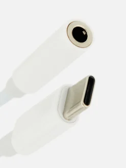 Cable Adaptador De Conector De Audio A USB-C