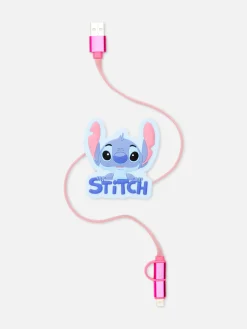 Cable USB Con Forma De Stitch De Disney