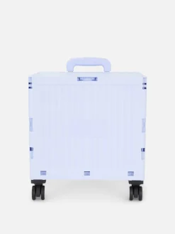 Caja Con Ruedas Y Asa Plegable