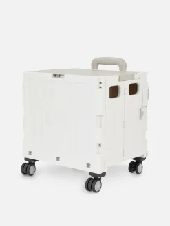 Caja Con Ruedas Y Asa Plegable