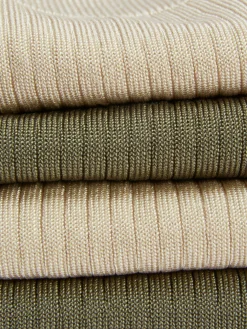 Calcetines Acanalados De The Edit