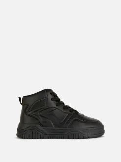 Calzado Deportivo De Caña Alta Con Suela Gruesa