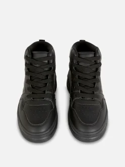 Calzado Deportivo De Caña Alta Con Suela Gruesa