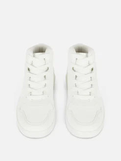 Calzado Deportivo De Caña Alta Con Suela Gruesa