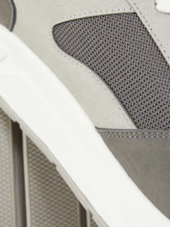 Calzado Deportivo De Suela Gruesa Con Paneles