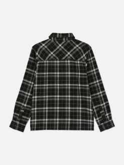 Camisa A Cuadros Con Botones