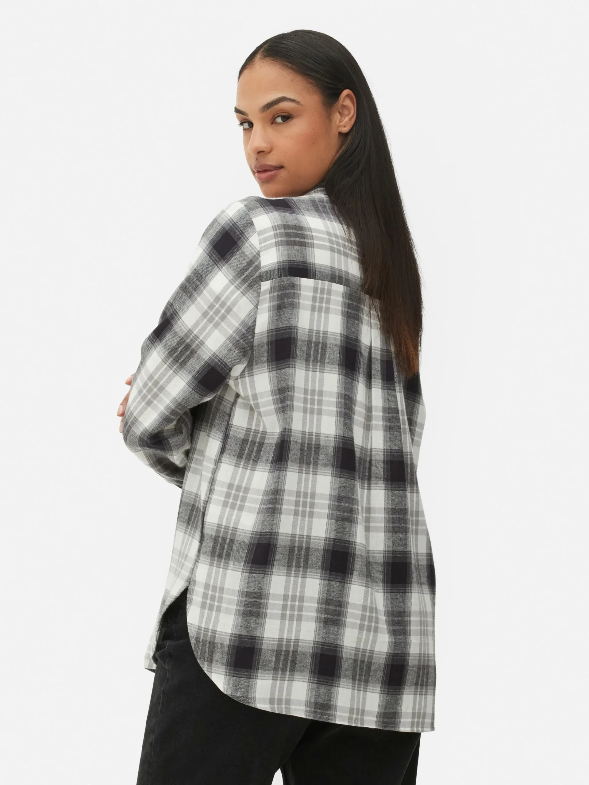 Camisa A Cuadros Con Botones