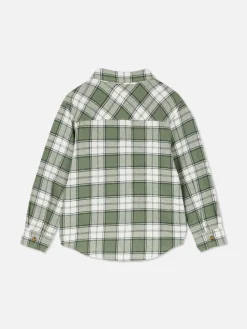 Camisa A Cuadros Con Botones