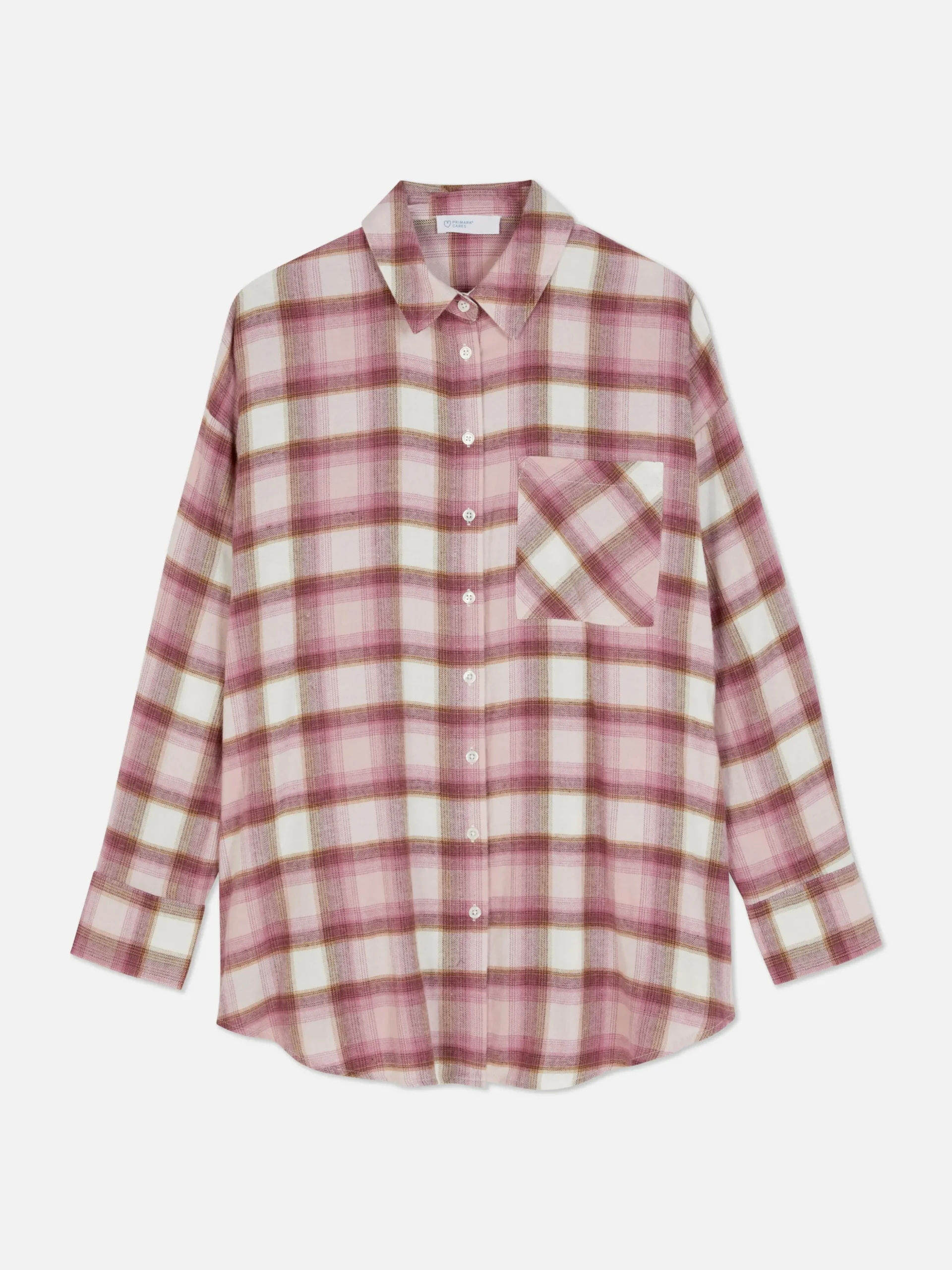 Camisa A Cuadros De Corte Masculino