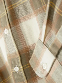 Camisa A Cuadros De Manga Larga