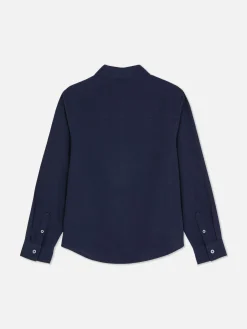 Camisa Con Botones Para Niño Mayor