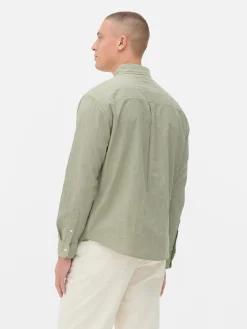 Camisa De Jacquard Con Manga Larga