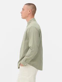 Camisa De Jacquard Con Manga Larga