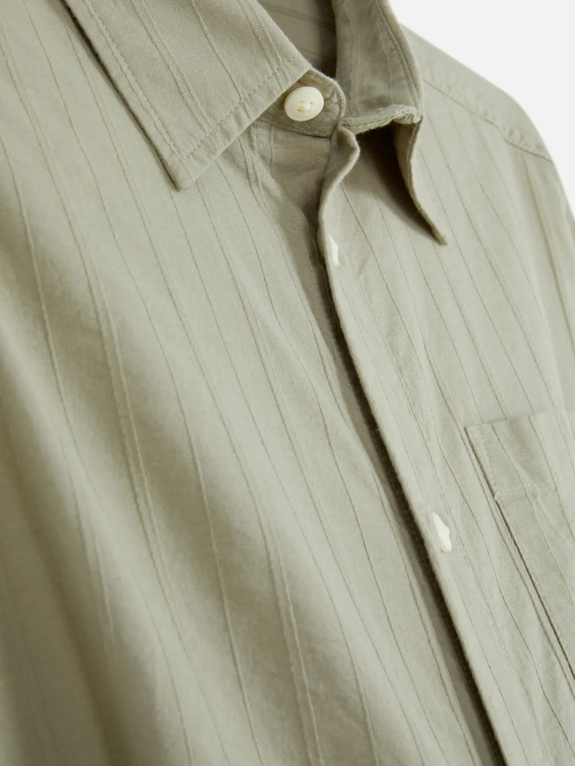 Camisa De Jacquard Con Manga Larga