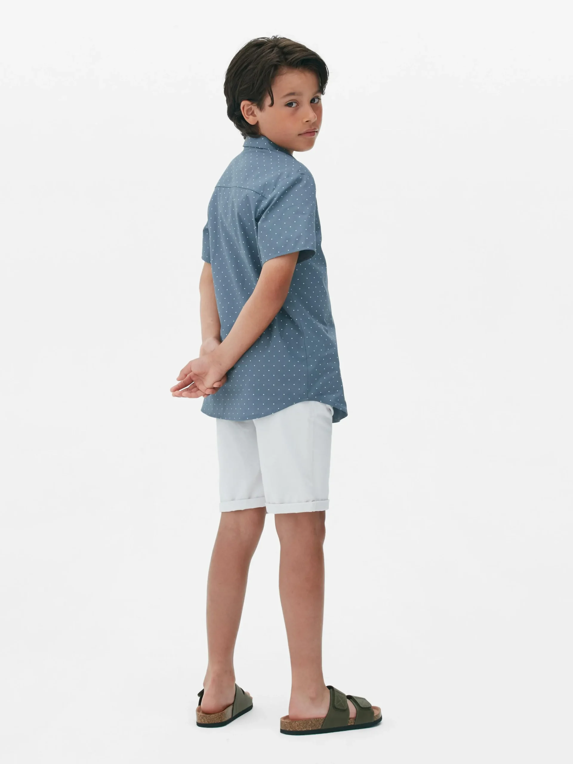 Camisa De Manga Corta Con Botones